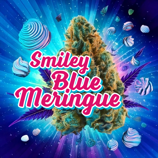 Smiley Blue Meringue